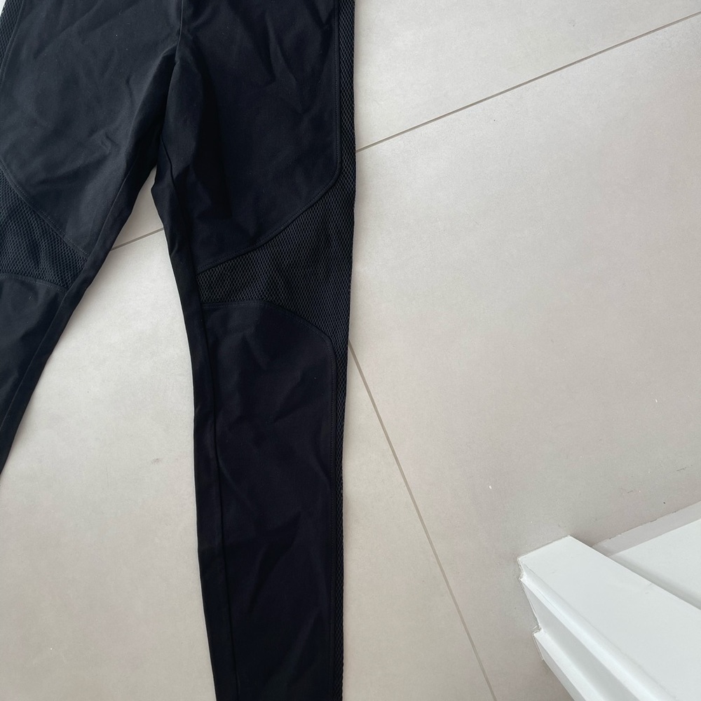 Helmut Lang Compress Mesh Inserted Pants/Leggings - image 8